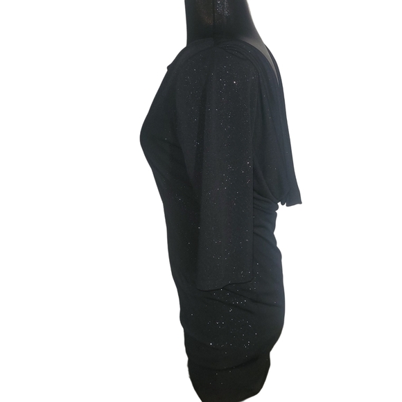 Eclipse little black dress with open slouchy back Sz.L - Picture 5 of 7